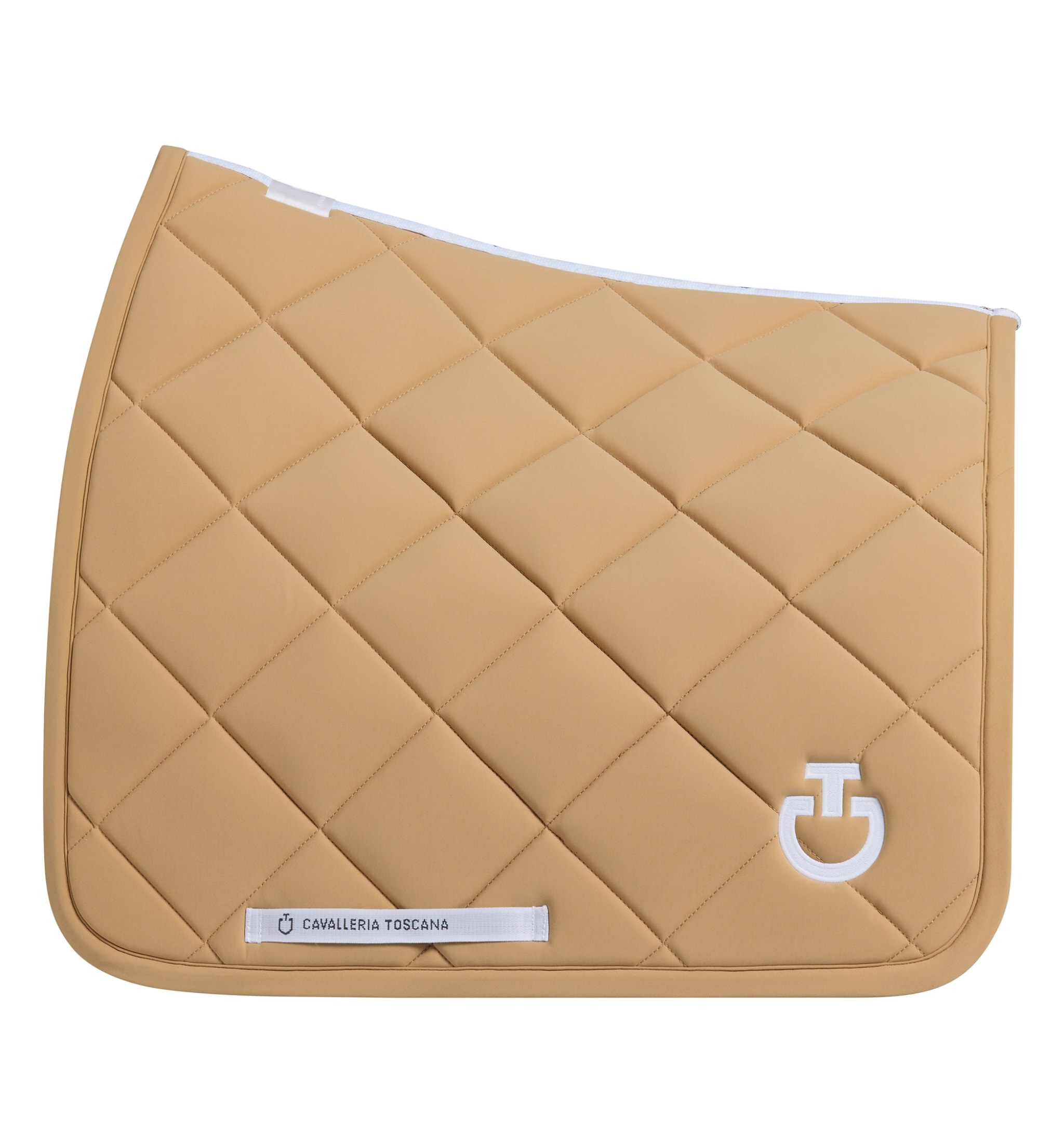 DQ Jersey Dressage Saddle Pad - Tan