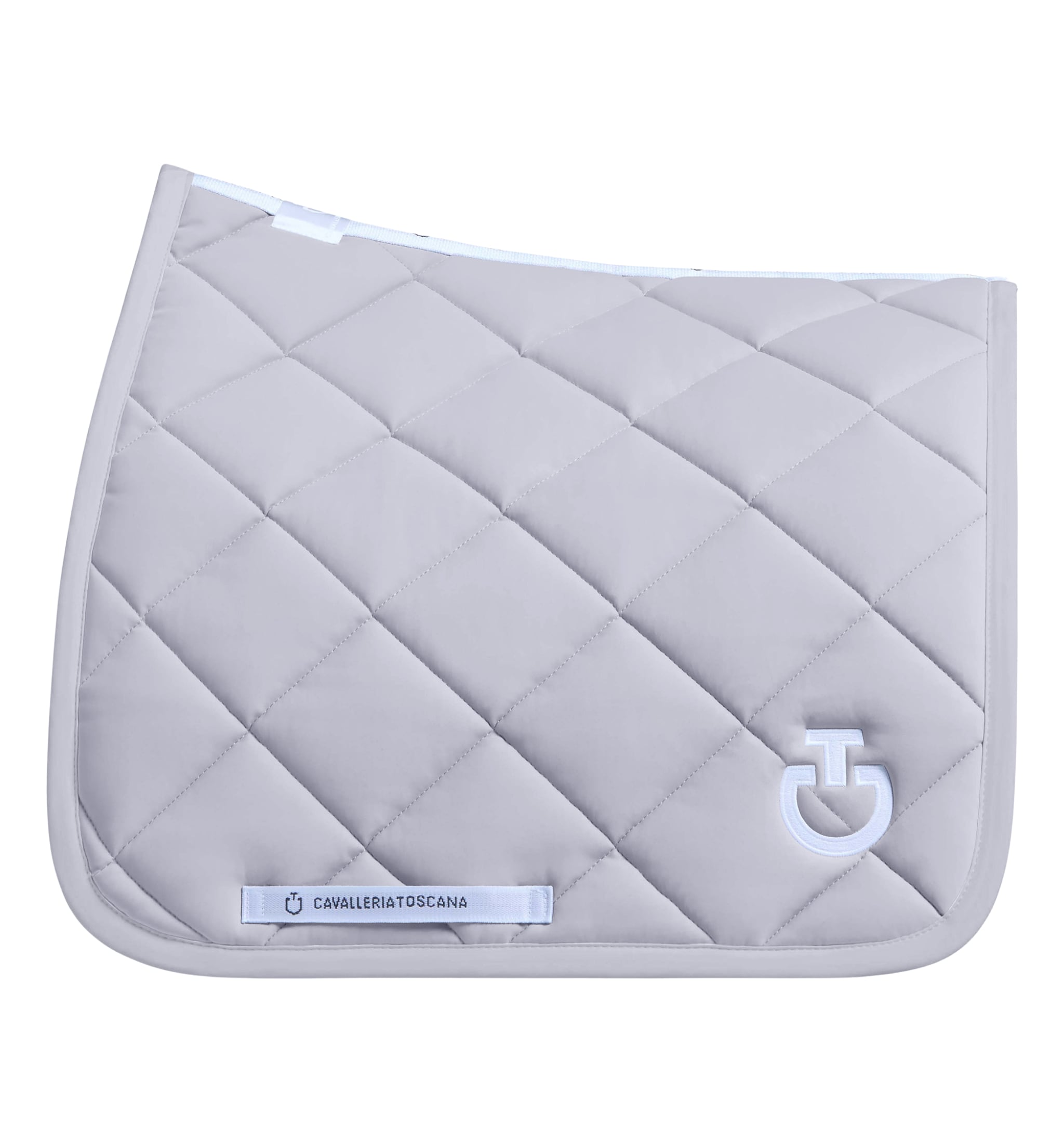 DQ Jersey Dressage Saddle Pad - Light Grey