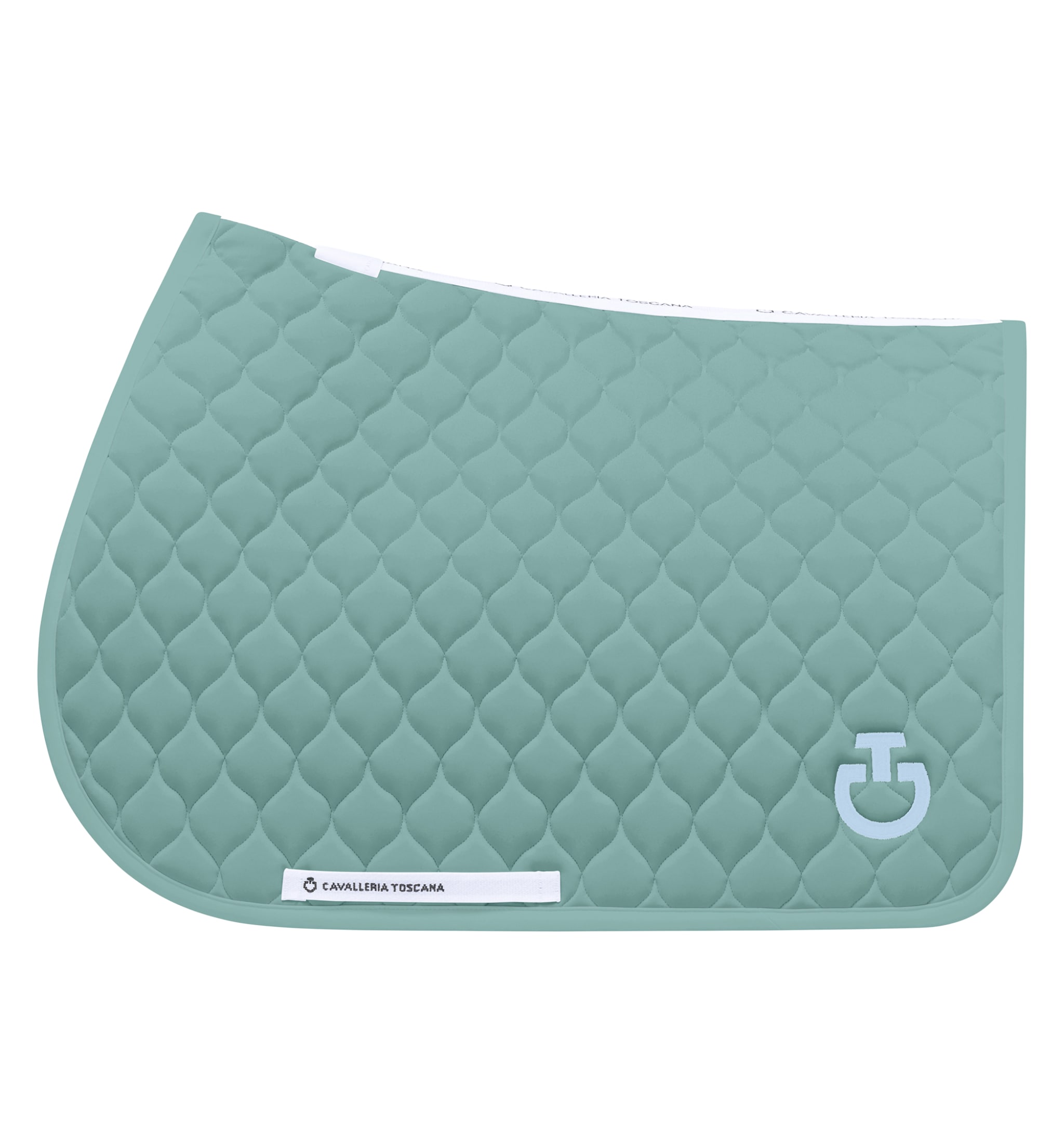 CQ Jersey Jumping Saddle Pad - Light Teal Green