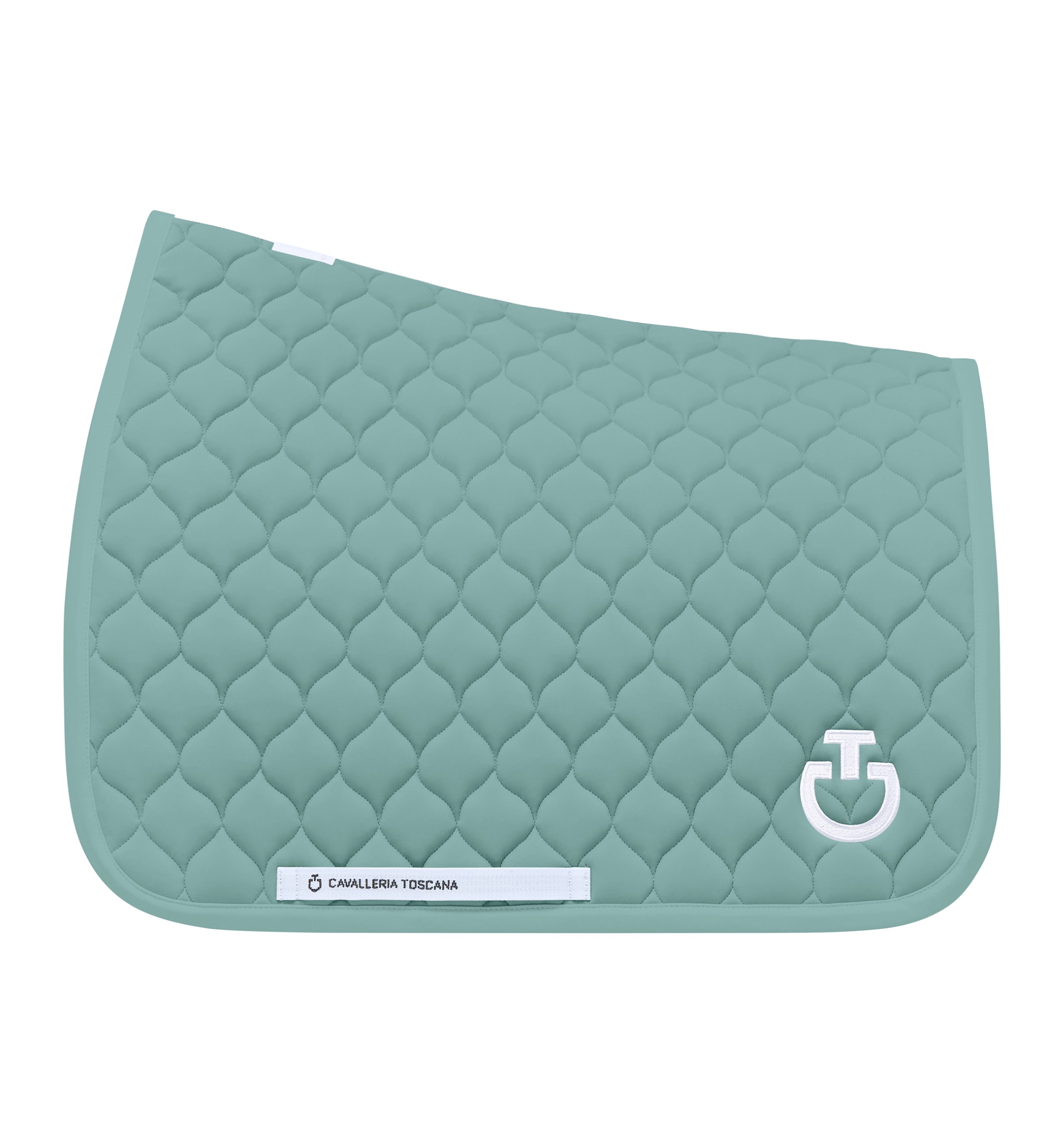 CQ Jersey Dressage Saddle Pad - Light Teal Green