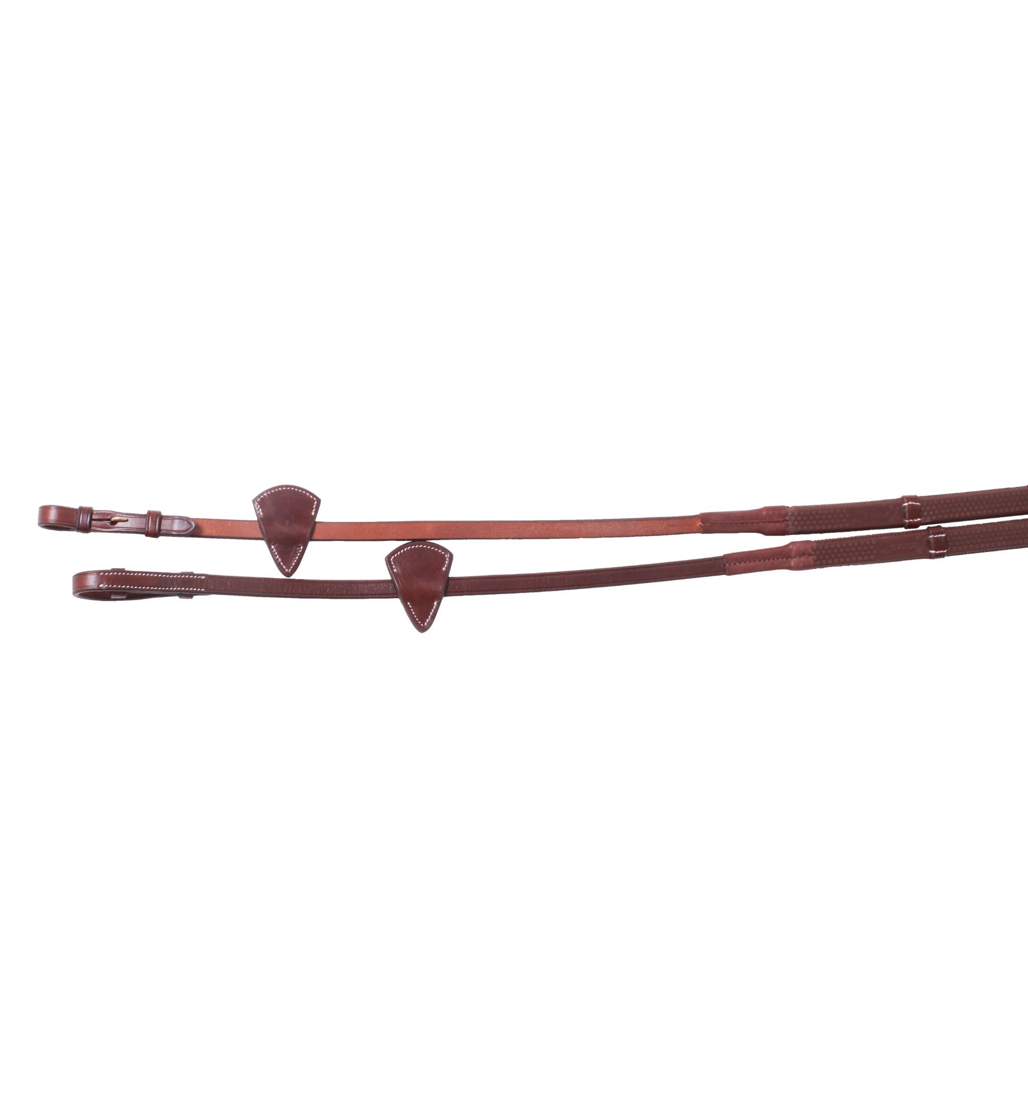 Stopper Reins Rubber - Brown/Brass