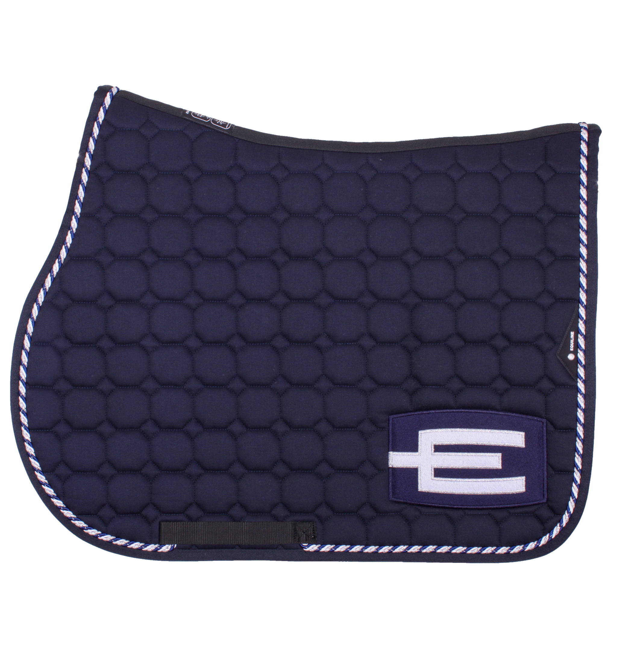 Jumping Saddle Pad G E-logo - Navy/Gold/White