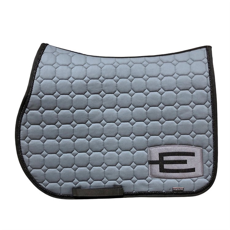 Jumping Saddle Pad G E-Logo - Grey/Black
