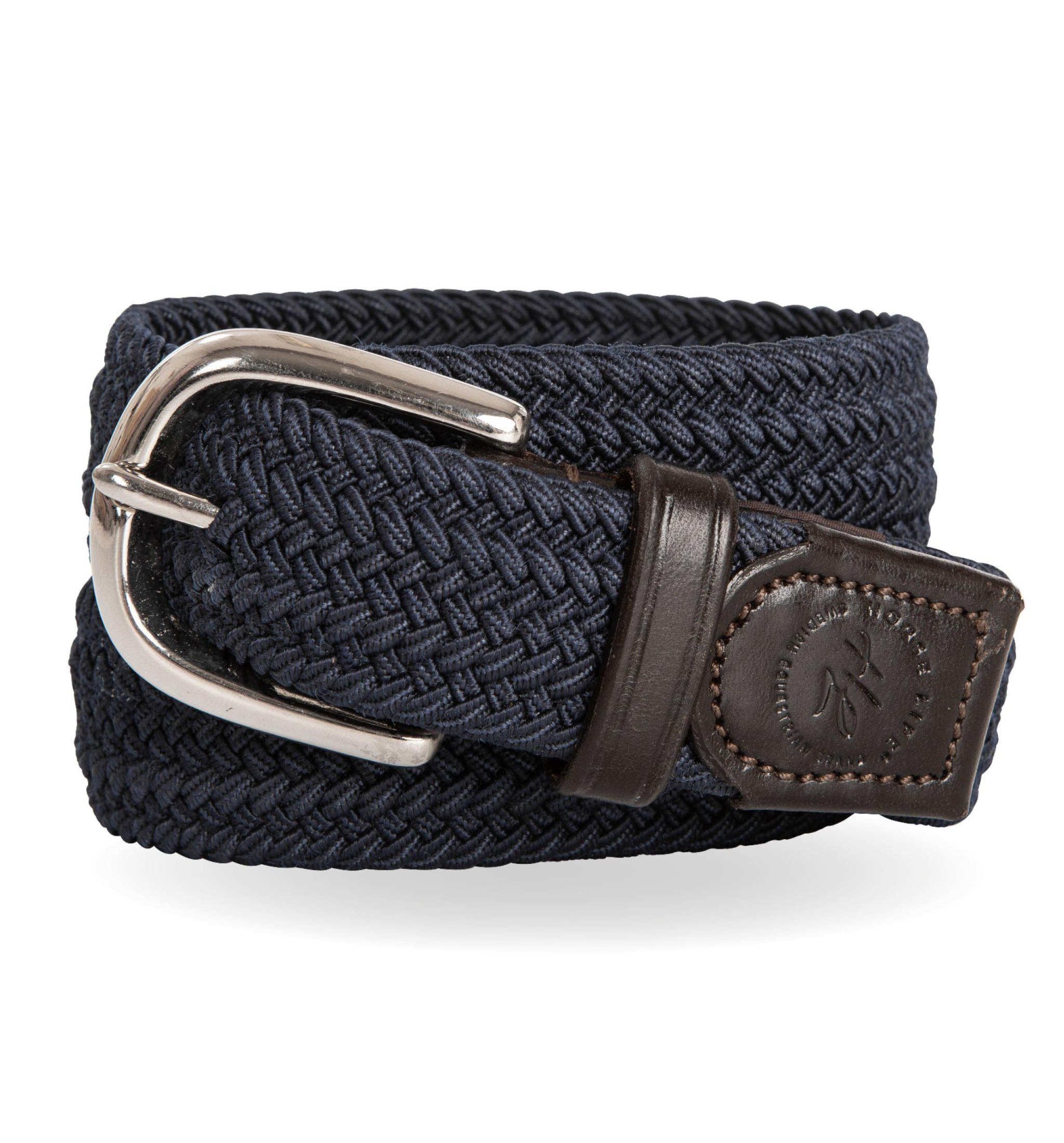 Braided Belt - Navy