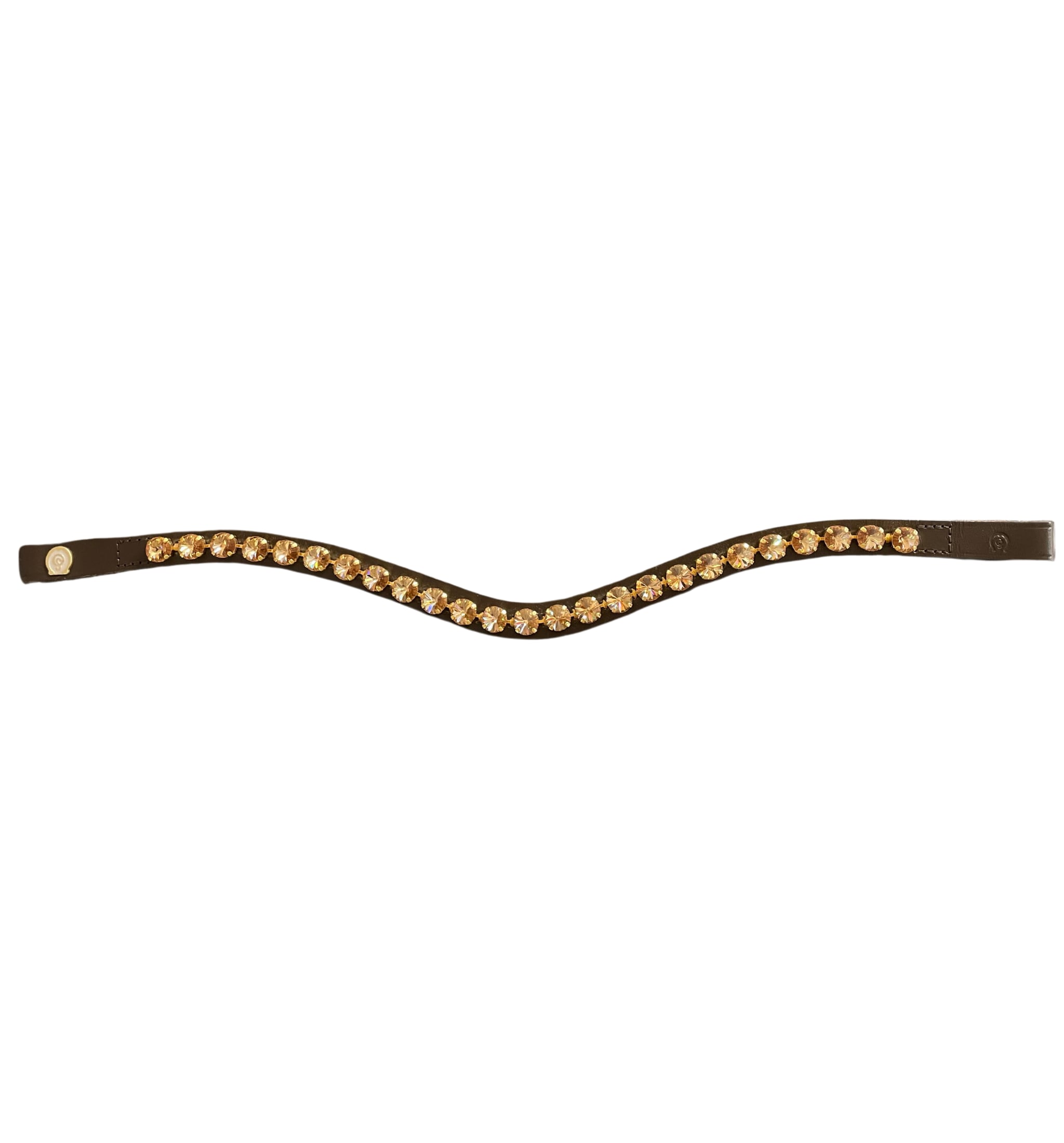 Browband OS Rivoli Brass - Golden Shadow